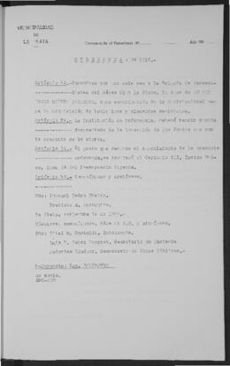 Ordenanza n° 1716 de 1949