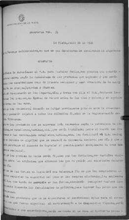 Ordenanza n° 51 de 1926