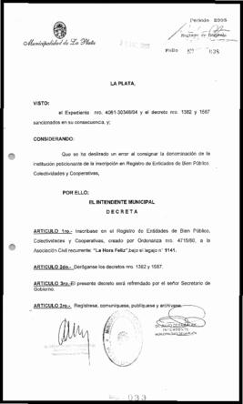 Decreto n° 33 de 2005, Alak, Julio Cesar