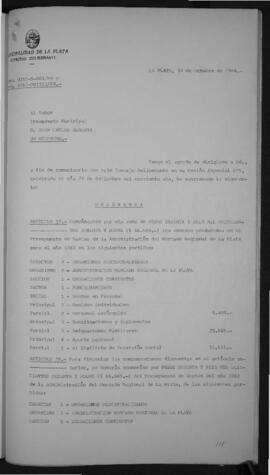 Ordenanza n° 5687 de 1984