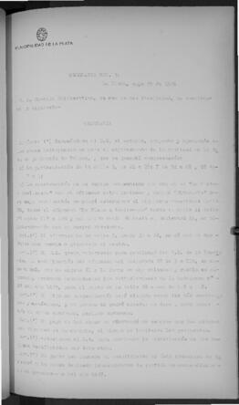 Ordenanza n° 31 de 1926
