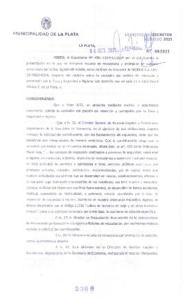 Decreto nº 2368 de 2021, GARRO, Julio cesar