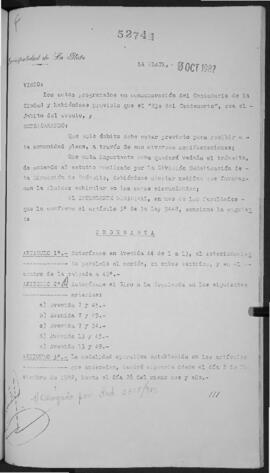 Ordenanza n° 5274 de 1982