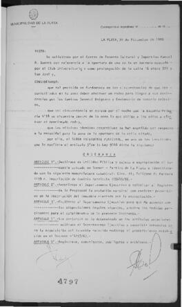 Ordenanza n° 4797 de 1980