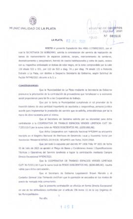 Decreto nº 1461 de 2021, GARRO, Julio cesar