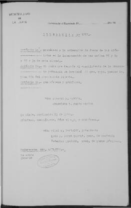 Ordenanza n° 1757 de 1949