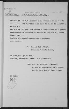 Ordenanza n° 1532 de 1949