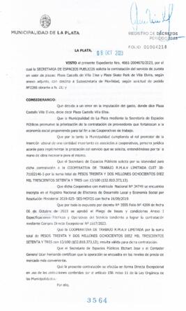 Decreto nº 3564 de 2023, GARRO, Julio cesar