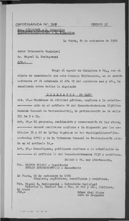 Ordenanza n° 3167 de 1964