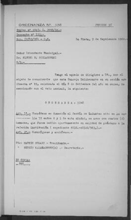 Ordenanza n° 3148 de 1964