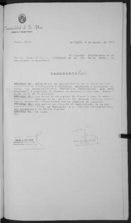 Ordenanza n° 8362 de 1994