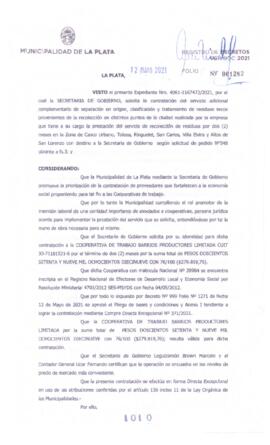 Decreto nº 1010 de 2021, GARRO, Julio cesar