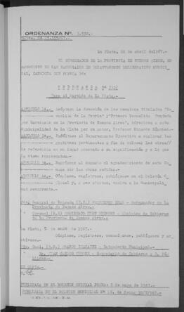 Ordenanza n° 3532 de 1967