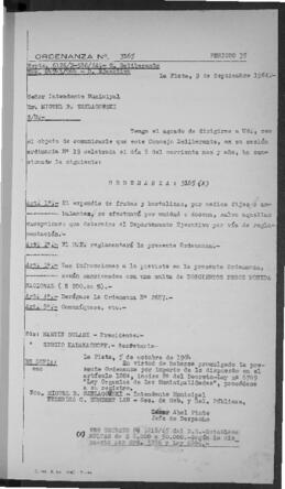 Ordenanza n° 3165 de 1964