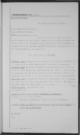 Ordenanza n° 1322 de 1949