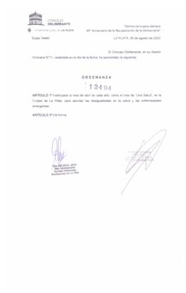 Ordenanza nº 12494 de 2023