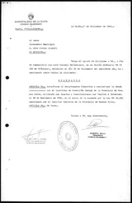 Ordenanza n° 5788 de 1984
