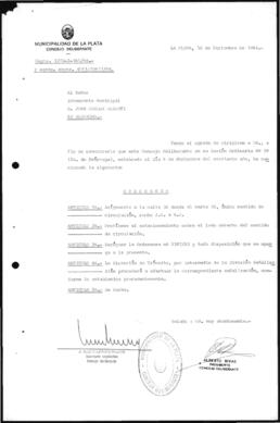 Ordenanza n° 5779 de 1984