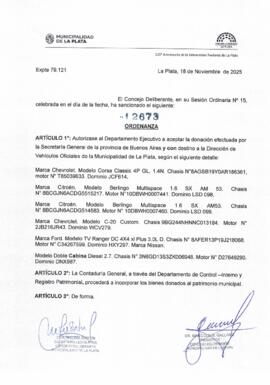 Ordenanza n° 12673 de 2025