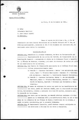 Ordenanza n° 5806 de 1984