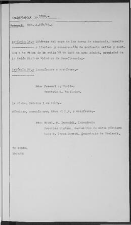 Ordenanza n° 1806 de 1949