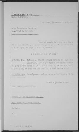 Ordenanza n° 1222 de 1948