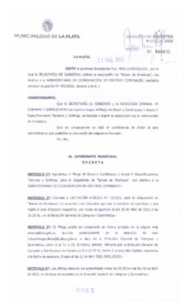 Decreto nº 665 de 2021, GARRO, Julio cesar