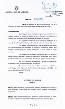Decreto nº 989 de 2024, ALAK, Julio Cesar