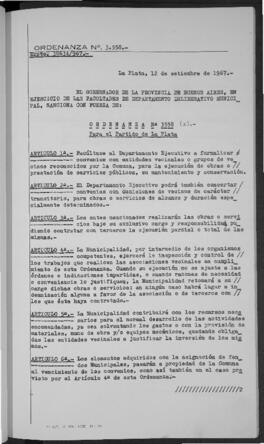 Ordenanza n° 3558 de 1967