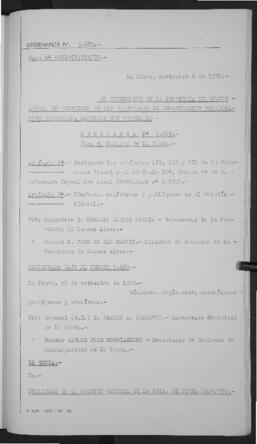 Ordenanza n° 3689 de 1970