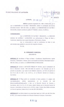 Decreto nº 1362 de 2021, GARRO, Julio cesar