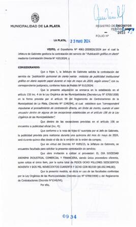 Decreto nº 934 de 2024, ALAK, Julio Cesar