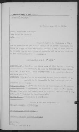 Ordenanza n° 1301 de 1949