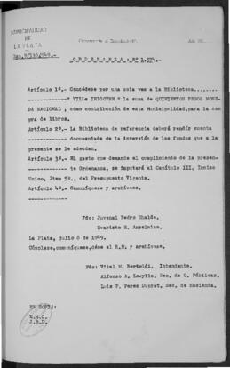 Ordenanza n° 1574 de 1949