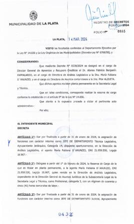 Decreto nº 432 de 2024, ALAK, Julio Cesar