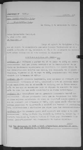 Ordenanza n° 4190 de 1975