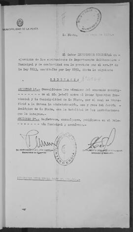 Ordenanza n° 4564 de 1979
