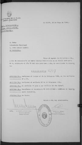 Ordenanza n° 6227 de 1986