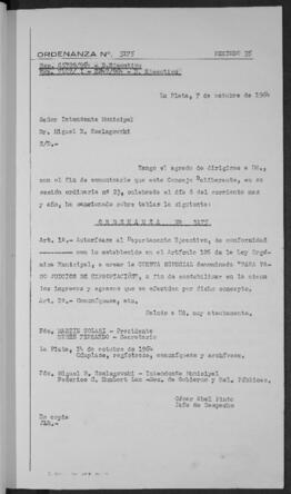 Ordenanza n° 3175 de 1964