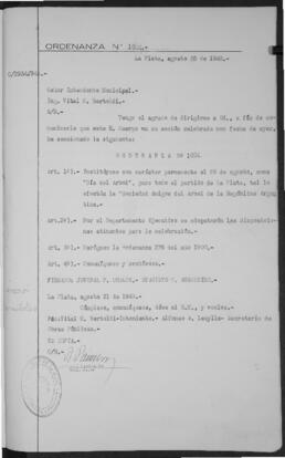 Ordenanza n° 1004 de 1948