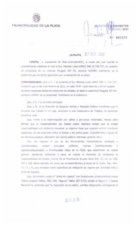 Decreto nº 2538 de 2021, GARRO, Julio cesar