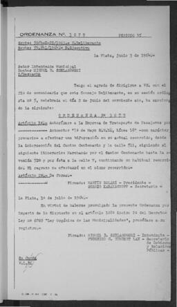 Ordenanza n° 3079 de 1964
