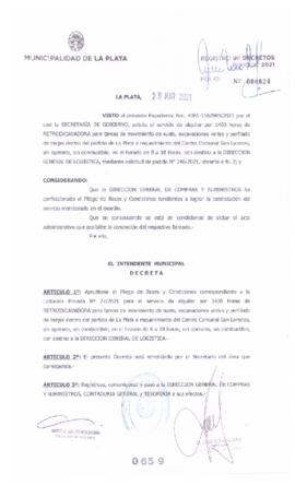 Decreto nº 659 de 2021, GARRO, Julio cesar