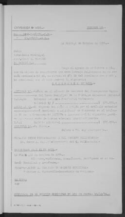 Ordenanza n° 4025 de 1974