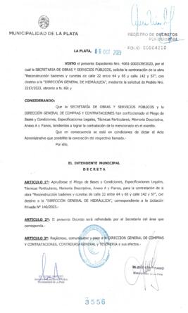 Decreto nº 3556 de 2023, GARRO, Julio cesar