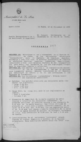 Ordenanza n° 8457 de 1994