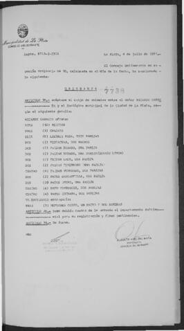 Ordenanza n° 7736 de 1991