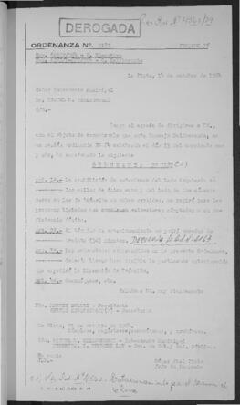 Ordenanza n° 3182 de 1964