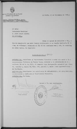 Ordenanza n° 6493 de 1986
