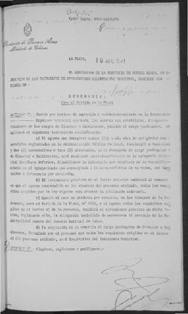 Ordenanza n° 04966 de 1981